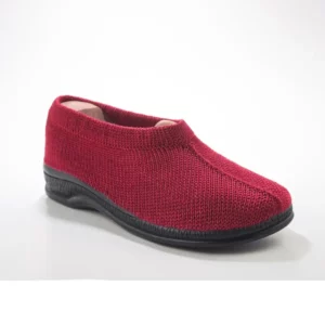 Codeor Confortina Unisex rojo, vista de tres cuartos