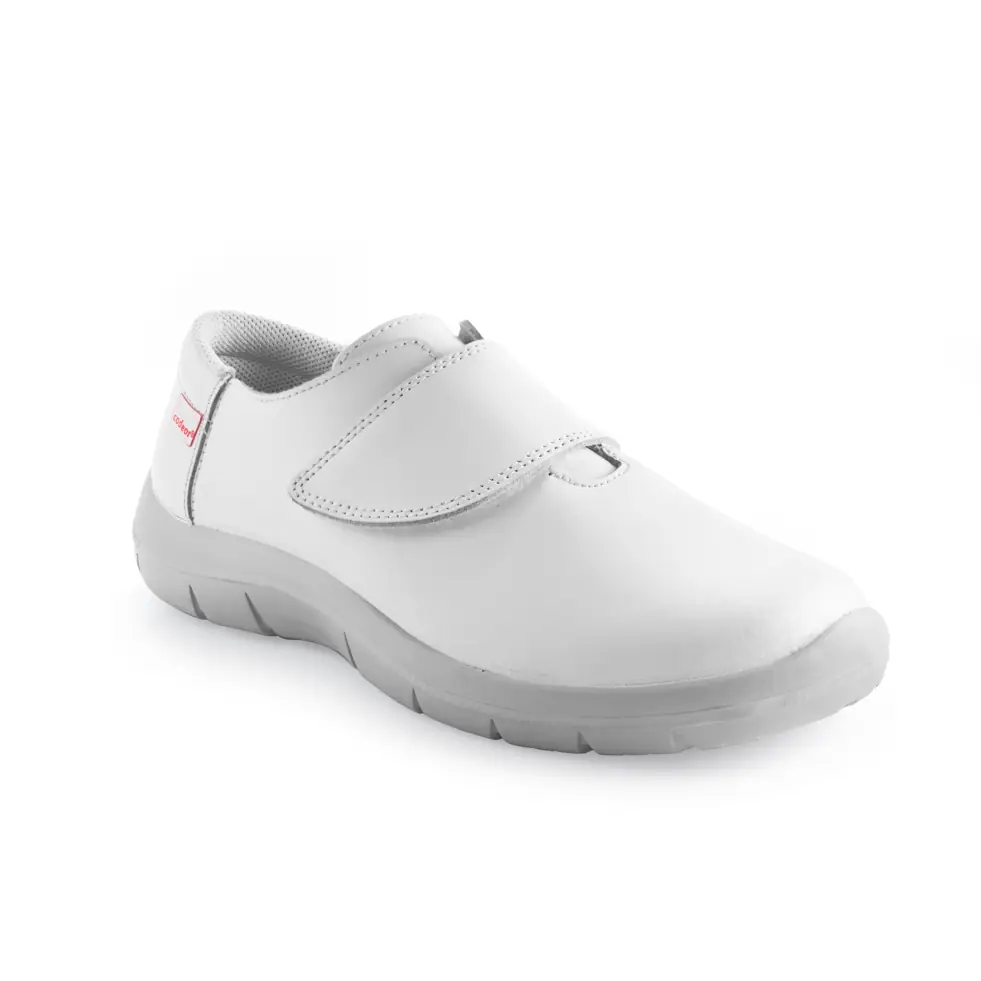 Zapato de trabajo de piel Codeor Sumo 2 Codeor Sumo blanco, vista de tres cuartos
