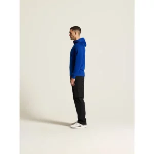 Chaqueta hombre CRAFT ADV UNIFY FZ HOOD 1909132, Club cobolt, con modelo, vista lateral de cuerpo entero