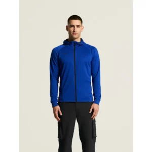 Chaqueta hombre CRAFT ADV UNIFY FZ HOOD 1909132, Club cobolt, con modelo, vista frontal