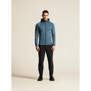 Chaqueta hombre CRAFT ADV UNIFY FZ HOOD 1909132, Real, con modelo, vista frontal de cuerpo entero