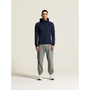 Chaqueta hombre CRAFT ADV UNIFY FZ HOOD 1909132, Navy, con modelo, vista frontal de cuerpo entero