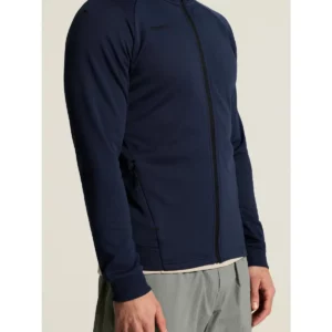 Chaqueta hombre CRAFT ADV UNIFY FZ HOOD 1909132, Navy, con modelo, detalle frontal