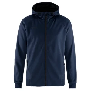 Chaqueta hombre CRAFT ADV UNIFY FZ HOOD 1909132, Navy, vista frontal