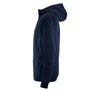 Chaqueta hombre CRAFT ADV UNIFY FZ HOOD 1909132, Navy, lateral izquierdo