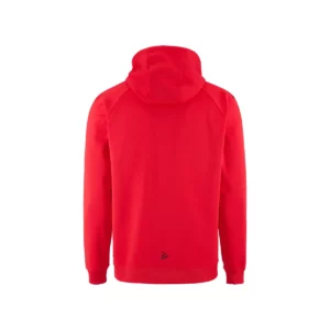 Chaqueta hombre CRAFT ADV UNIFY FZ HOOD 1909132, Bright red, vista posterior