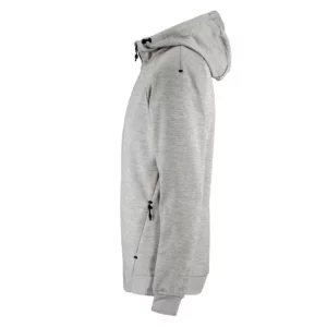 Chaqueta hombre CRAFT ADV UNIFY FZ HOOD 1909132, Grey melange, lateral izquierdo