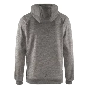 Chaqueta hombre CRAFT ADV UNIFY FZ HOOD 1909132, Dark grey melange, vista posterior