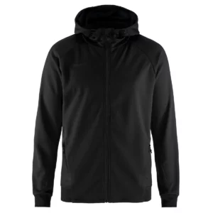 Chaqueta hombre CRAFT ADV UNIFY FZ HOOD 1909132, Negro, vista frontal