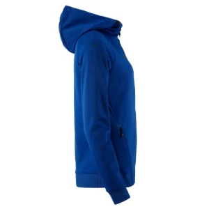 Chaqueta mujer CRAFT ADV UNIFY FZ HOOD 1909133, Club cobolt, lateral derecho