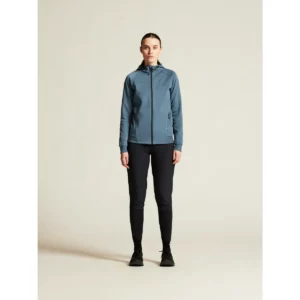 Chaqueta mujer CRAFT ADV UNIFY FZ HOOD 1909133, Real, con modelo, vista frontal de cuerpo entero