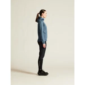 Chaqueta mujer CRAFT ADV UNIFY FZ HOOD 1909133, Real, con modelo, vista lateral de cuerpo entero