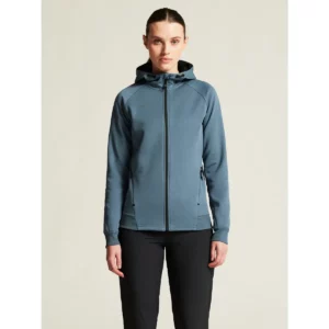 Chaqueta mujer CRAFT ADV UNIFY FZ HOOD 1909133, Real, con modelo, vista frontal