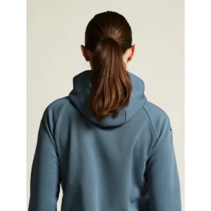 Chaqueta mujer CRAFT ADV UNIFY FZ HOOD 1909133, Real, con modelo, detalle posterior de capucha