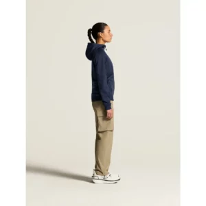 Chaqueta mujer CRAFT ADV UNIFY FZ HOOD 1909133, Navy, con modelo, vista lateral de cuerpo entero