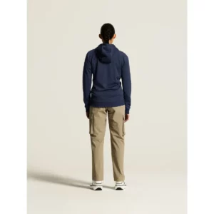 Chaqueta mujer CRAFT ADV UNIFY FZ HOOD 1909133, Navy, con modelo, vista posterior de cuerpo entero