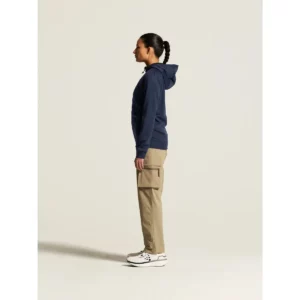 Chaqueta mujer CRAFT ADV UNIFY FZ HOOD 1909133, Navy, con modelo, vista lateral de cuerpo entero