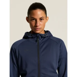 Chaqueta mujer CRAFT ADV UNIFY FZ HOOD 1909133, Navy, con modelo, vista frontal