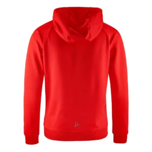 Chaqueta mujer CRAFT ADV UNIFY FZ HOOD 1909133, Bright red, vista posterior