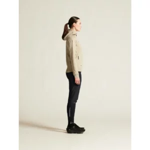 Chaqueta mujer CRAFT ADV UNIFY FZ HOOD 1909133, Hay, con modelo, vista lateral de cuerpo entero