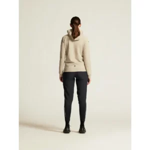 Chaqueta mujer CRAFT ADV UNIFY FZ HOOD 1909133, Hay, con modelo, vista posterior de cuerpo entero