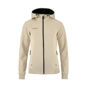 Chaqueta mujer CRAFT ADV UNIFY FZ HOOD 1909133, Hay, vista frontal