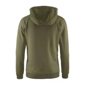 Chaqueta mujer CRAFT ADV UNIFY FZ HOOD 1909133, Woods, vista posterior
