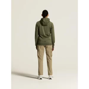 Chaqueta mujer CRAFT ADV UNIFY FZ HOOD 1909133, Woods, con modelo, vista posterior de cuerpo entero