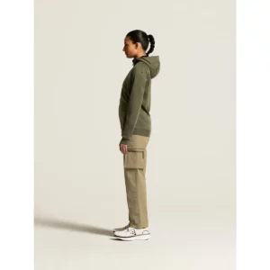 Chaqueta mujer CRAFT ADV UNIFY FZ HOOD 1909133, Woods, con modelo, vista lateral de cuerpo entero