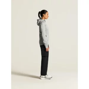 Chaqueta mujer CRAFT ADV UNIFY FZ HOOD 1909133, Grey melange, con modelo, vista lateral de cuerpo entero