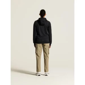 Chaqueta mujer CRAFT ADV UNIFY FZ HOOD 1909133, Negro, con modelo, vista posterior de cuerpo entero