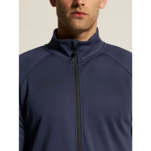 Chaqueta hombre CRAFT ADV UNIFY JACKET 1909134, Navy, con modelo, detalle de cuello y pecho