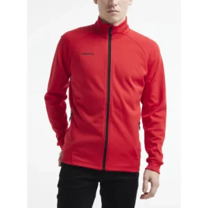 Chaqueta hombre CRAFT ADV UNIFY JACKET 1909134, Bright red, con modelo, vista frontal