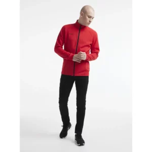 Chaqueta hombre CRAFT ADV UNIFY JACKET 1909134, Bright red, con modelo, vista frontal de cuerpo entero