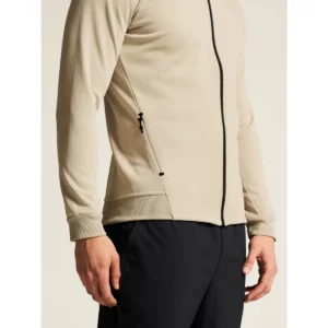 Chaqueta hombre CRAFT ADV UNIFY JACKET 1909134, Hay, con modelo, detalle del bolsillo lateral