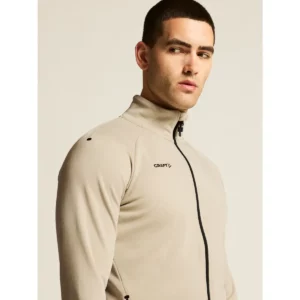 Chaqueta hombre CRAFT ADV UNIFY JACKET 1909134, Hay, con modelo, detalle de cuello y hombro