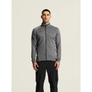 Chaqueta hombre CRAFT ADV UNIFY JACKET 1909134, Dark grey melange, con modelo, vista frontal