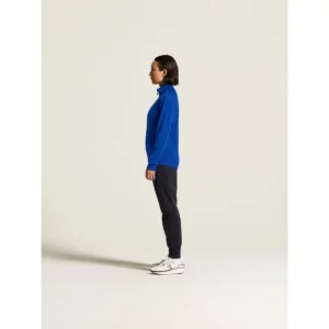 Chaqueta mujer CRAFT ADV UNIFY JACKET 1909135, Club cobolt, con modelo, vista lateral de cuerpo entero