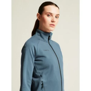 Chaqueta mujer CRAFT ADV UNIFY JACKET 1909135, Real, con modelo, detalle de cuello y hombro