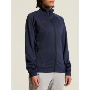 Chaqueta mujer CRAFT ADV UNIFY JACKET 1909135, Navy, con modelo, detalle frontal