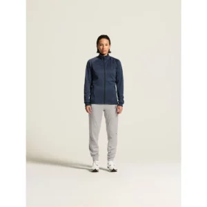 Chaqueta mujer CRAFT ADV UNIFY JACKET 1909135, Blaze melange, con modelo, vista frontal de cuerpo entero