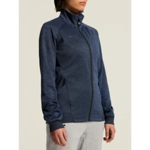Chaqueta mujer CRAFT ADV UNIFY JACKET 1909135, Blaze melange, con modelo, detalle frontal