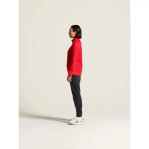 Chaqueta mujer CRAFT ADV UNIFY JACKET 1909135, Bright red, con modelo, vista lateral de cuerpo entero