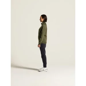 Chaqueta mujer CRAFT ADV UNIFY JACKET 1909135, Woods, con modelo, vista lateral de cuerpo entero
