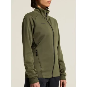 Chaqueta mujer CRAFT ADV UNIFY JACKET 1909135, Woods, con modelo, detalle frontal