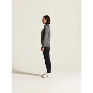 Chaqueta mujer CRAFT ADV UNIFY JACKET 1909135, Dark grey melange, con modelo, vista lateral de cuerpo entero