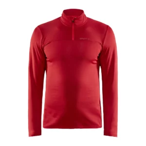 Polar hombre CRAFT CORE GAIN MIDLAYER 1909496, Bright red, vista frontal