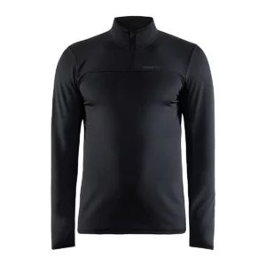 Polar hombre CRAFT CORE GAIN MIDLAYER 1909496, Negro, vista frontal