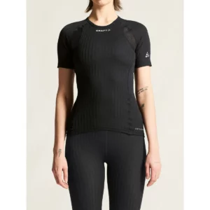 Camiseta interior mujer CRAFT ACTIVE EXTREME X SS 1909672, con modelo, detalle frontal