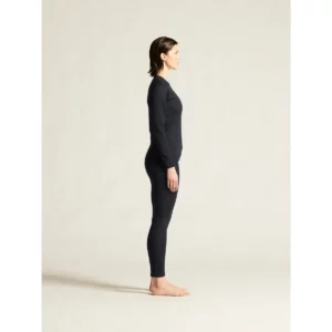 Conjunto mujer CRAFT CORE DRY BASELAYER SET 1909706, Negro, con modelo, vista lateral del conjunto